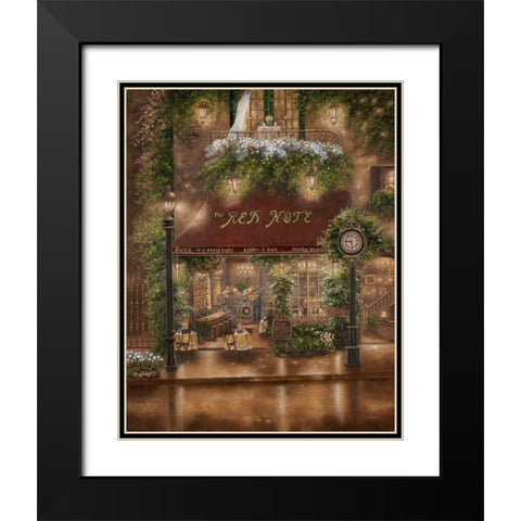 Peter Prisco Trio I Black Modern Wood Framed Art Print with Double Matting by Brown, Betsy