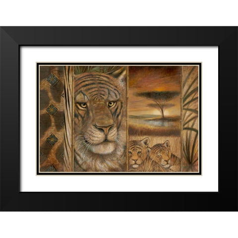Wild and Beautiful Black Modern Wood Framed Art Print with Double Matting by Manning, Ruane