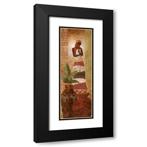 A Mothers Love I Black Modern Wood Framed Art Print with Double Matting by Nan