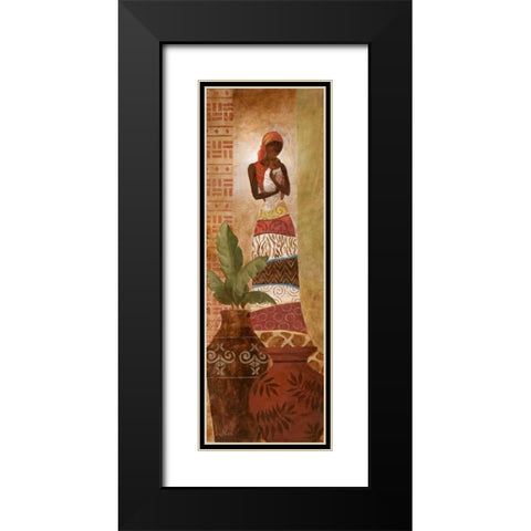 A Mothers Love I Black Modern Wood Framed Art Print with Double Matting by Nan