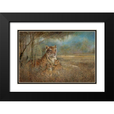 Wild and Beautiful Black Modern Wood Framed Art Print with Double Matting by Manning, Ruane