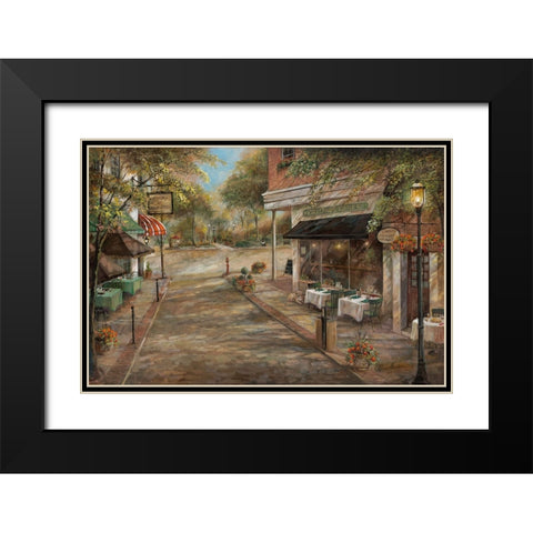 My Kinda Town Black Modern Wood Framed Art Print with Double Matting by Manning, Ruane