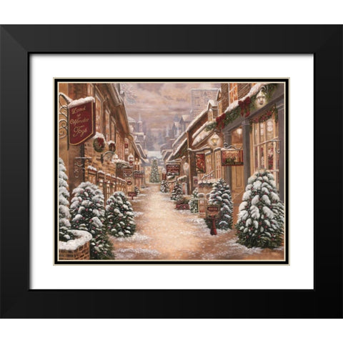 Land of Wonder Black Modern Wood Framed Art Print with Double Matting by Brown, Betsy