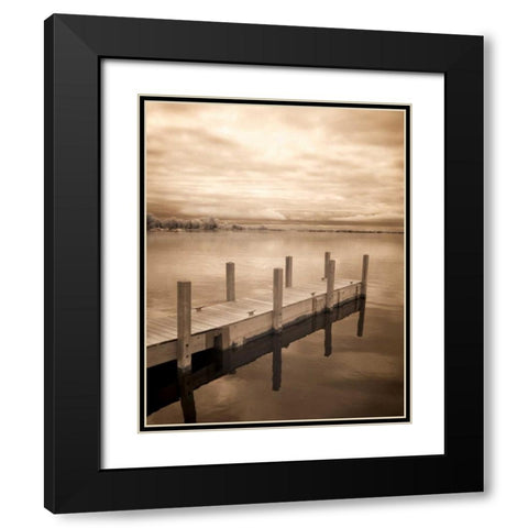 North Sky I Black Modern Wood Framed Art Print with Double Matting by Nagler, Monte