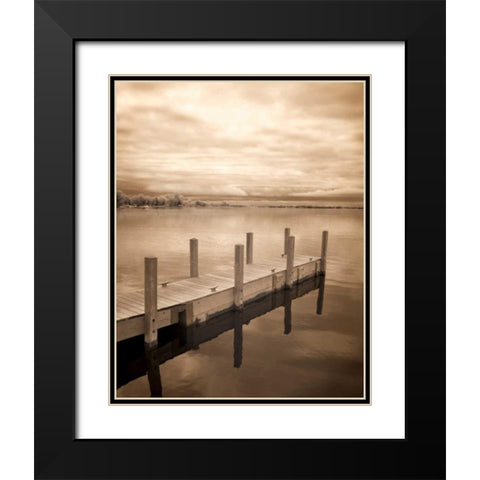 North Sky I Black Modern Wood Framed Art Print with Double Matting by Nagler, Monte