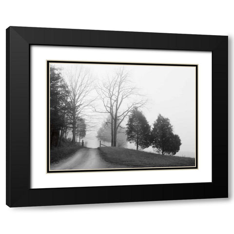 Tennessee Morning Black Modern Wood Framed Art Print with Double Matting by Nagler, Monte