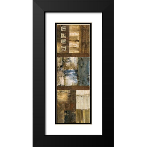 Northern Wood II Black Modern Wood Framed Art Print with Double Matting by Olson, Norm