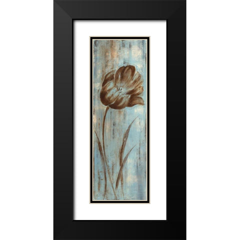 Mays Arrival I Black Modern Wood Framed Art Print with Double Matting by Nan