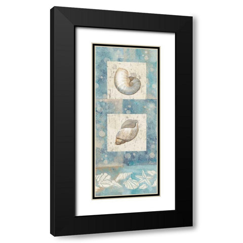 By the Sea I Black Modern Wood Framed Art Print with Double Matting by Nan