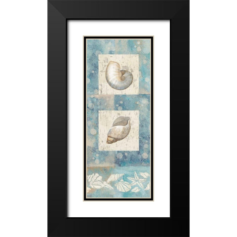 By the Sea I Black Modern Wood Framed Art Print with Double Matting by Nan