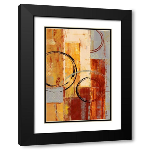 As It Goes II Black Modern Wood Framed Art Print with Double Matting by Donovan, Maria