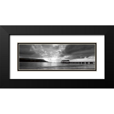 Kauai I Black Modern Wood Framed Art Print with Double Matting by Frates, Dennis