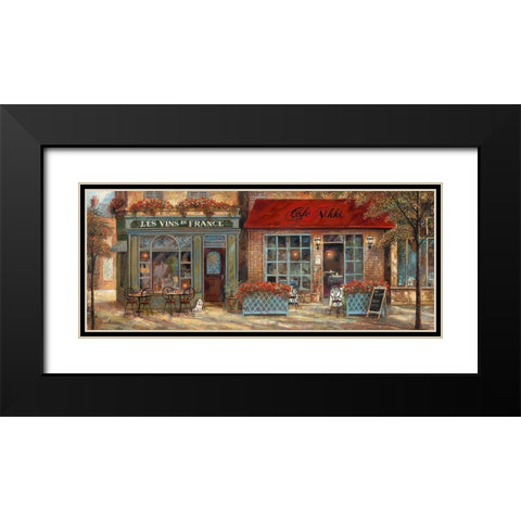 L Ambiance I Black Modern Wood Framed Art Print with Double Matting by Manning, Ruane