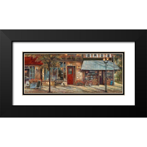 L Ambiance II Black Modern Wood Framed Art Print with Double Matting by Manning, Ruane