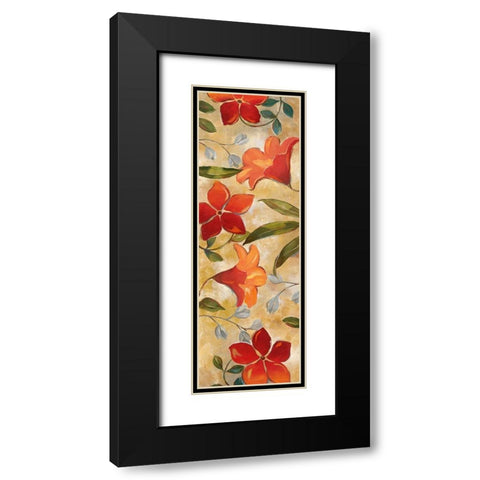 Nan-Tropical Delight II Black Modern Wood Framed Art Print with Double Matting by Nan