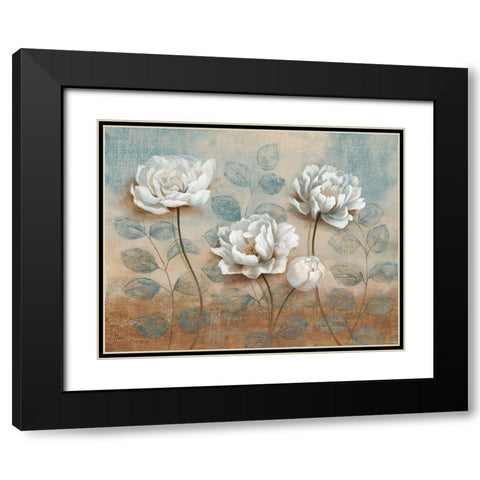 Summers Embrace I Black Modern Wood Framed Art Print with Double Matting by Nan