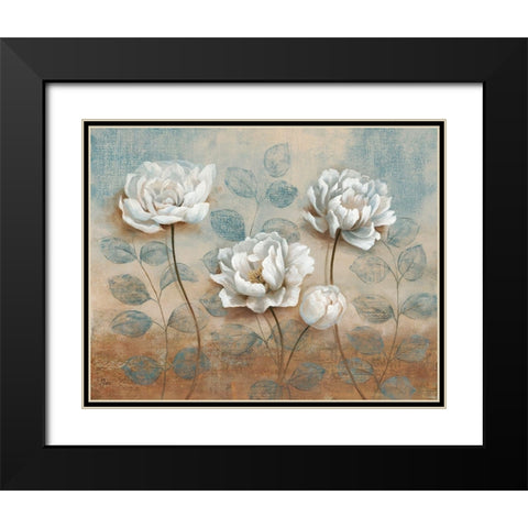 Summers Embrace I Black Modern Wood Framed Art Print with Double Matting by Nan