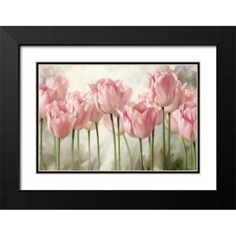 Nature Inspired I Black Modern Wood Framed Art Print with Double Matting by Levashov, Igor