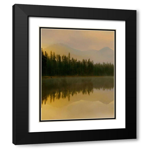 Twilight Reflection I Black Modern Wood Framed Art Print with Double Matting by Delimont, Danita