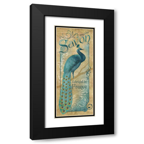 Exquise Savon Black Modern Wood Framed Art Print with Double Matting by Knutsen, Conrad