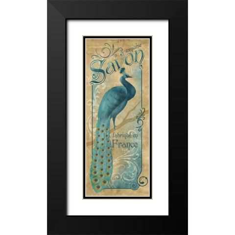 Exquise Savon Black Modern Wood Framed Art Print with Double Matting by Knutsen, Conrad