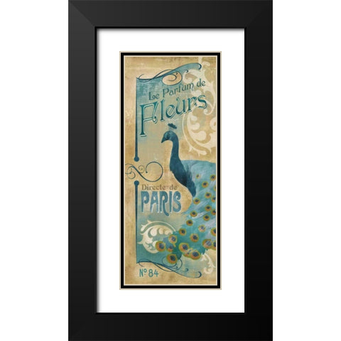 Le Parfum de Fleurs Black Modern Wood Framed Art Print with Double Matting by Knutsen, Conrad