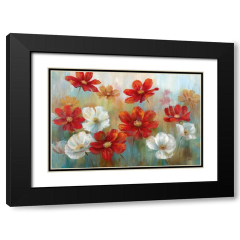 Suns Embrace Black Modern Wood Framed Art Print with Double Matting by Nan