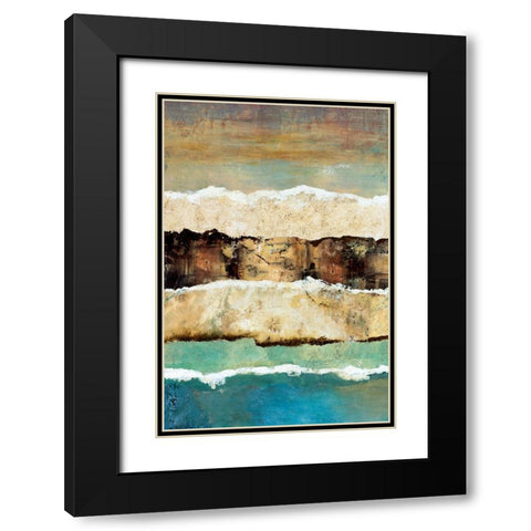 On the Edge I Black Modern Wood Framed Art Print with Double Matting by Olson, Norm