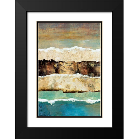 On the Edge I Black Modern Wood Framed Art Print with Double Matting by Olson, Norm