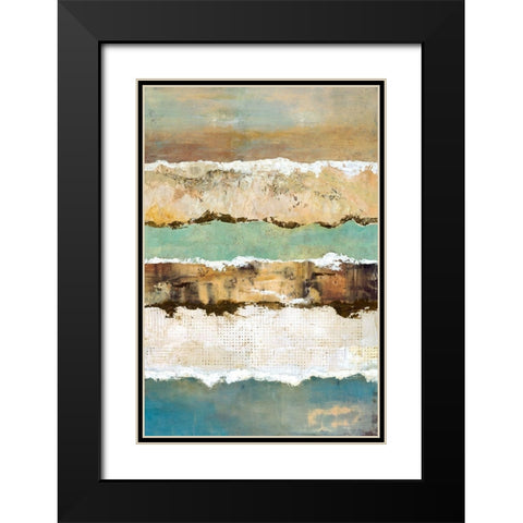 On the Edge II Black Modern Wood Framed Art Print with Double Matting by Olson, Norm