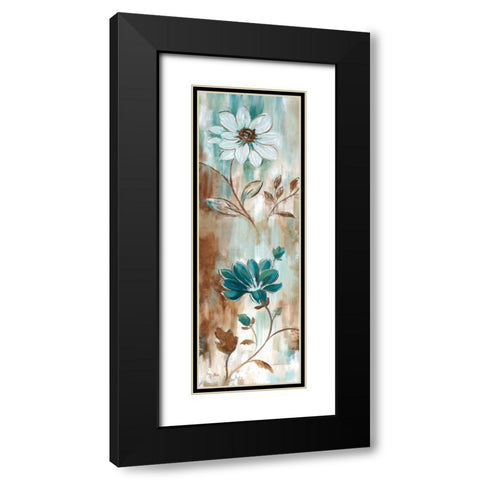 Natures Patina II Black Modern Wood Framed Art Print with Double Matting by Nan