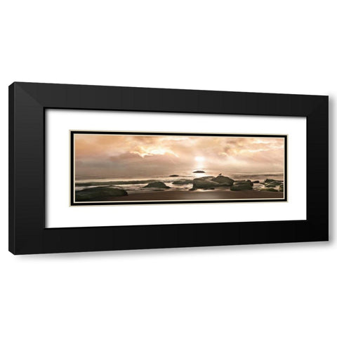 Best Seat In Black Modern Wood Framed Art Print with Double Matting by Calascibetta, Mike