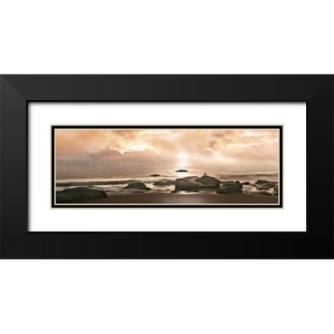 Best Seat In Black Modern Wood Framed Art Print with Double Matting by Calascibetta, Mike