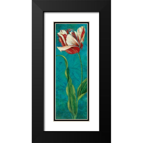 Sultans Garden II Black Modern Wood Framed Art Print with Double Matting by Donovan, Maria