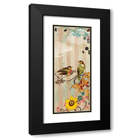 Vintage Love Black Modern Wood Framed Art Print with Double Matting by Donovan, Kelly