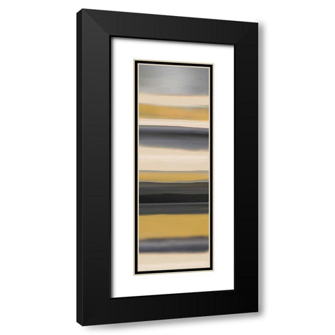 Golden Dawn II Black Modern Wood Framed Art Print with Double Matting by Jill, Susan