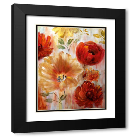 Touched By Sunlight Black Modern Wood Framed Art Print with Double Matting by Nan