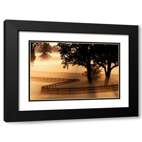 Kentucky Morning Black Modern Wood Framed Art Print with Double Matting by Delimont, Danita