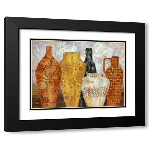 Rustic Collection Black Modern Wood Framed Art Print with Double Matting by Nan