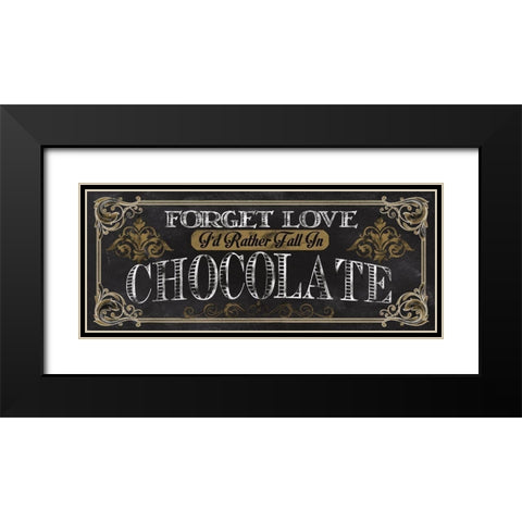 Chocolate Black Modern Wood Framed Art Print with Double Matting by Knutsen, Conrad