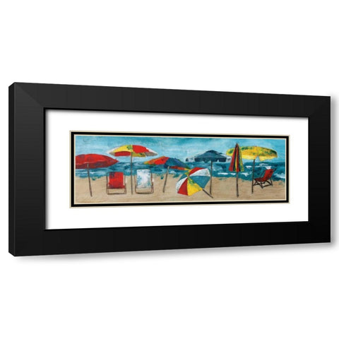 At the Beach Black Modern Wood Framed Art Print with Double Matting by Craven, Katrina