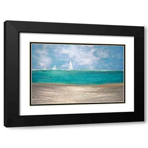 Catching the Wind Black Modern Wood Framed Art Print with Double Matting by Jill, Susan