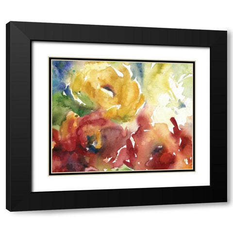 Summer Wash III Black Modern Wood Framed Art Print with Double Matting by Robinson, Carol