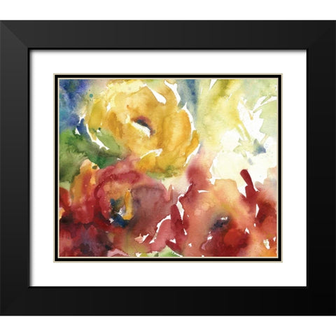 Summer Wash III Black Modern Wood Framed Art Print with Double Matting by Robinson, Carol