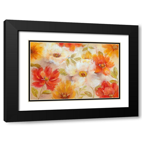 Spring Morning Black Modern Wood Framed Art Print with Double Matting by Nan