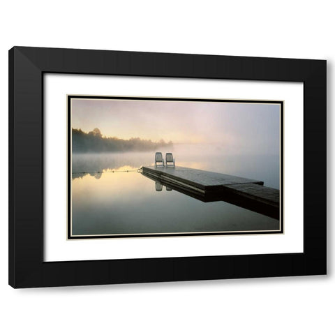 Algonquin Provincial Park Black Modern Wood Framed Art Print with Double Matting by Delimont, Danita