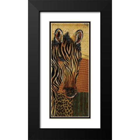 Out of Africa I Black Modern Wood Framed Art Print with Double Matting by Tava Studios