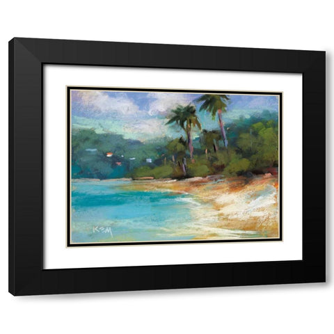 Jewels of the Tropics Black Modern Wood Framed Art Print with Double Matting by Margulis, Karen