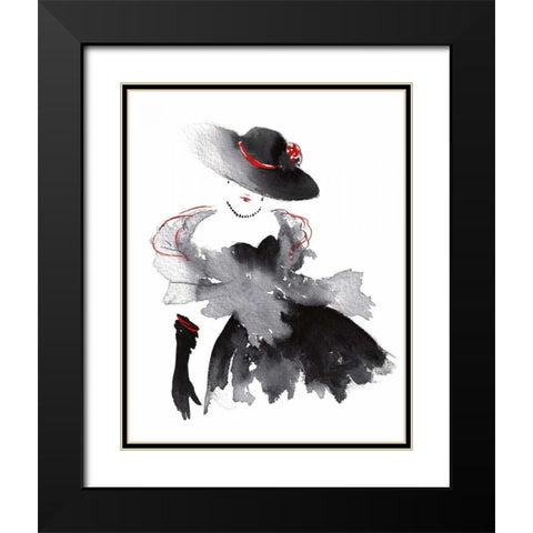 Evening Out I Black Modern Wood Framed Art Print with Double Matting by McNaughton, Rachel