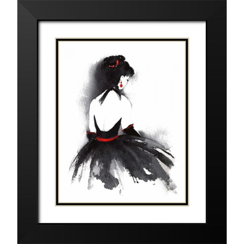 Evening Out II Black Modern Wood Framed Art Print with Double Matting by McNaughton, Rachel
